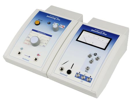 Combination: bioswing Pro bioresonance device and biocheck Pro EAV device